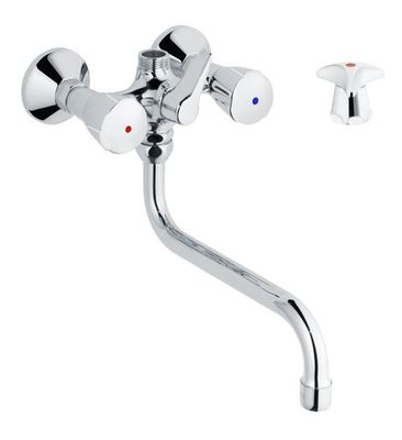 Schulte SH WA.ARM. ZWEIGR. CLASSIC-LINE_2 TRECORN, O.BRGARN, S-AUSL, Farbe chrom Bild 2