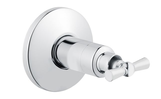 Schulte SH UP SICHTTEILE CLASSIC-LINE_2, FÜR UP-VENT, MIT STECKSCHL. CHROM, Farbe grau Bild 2