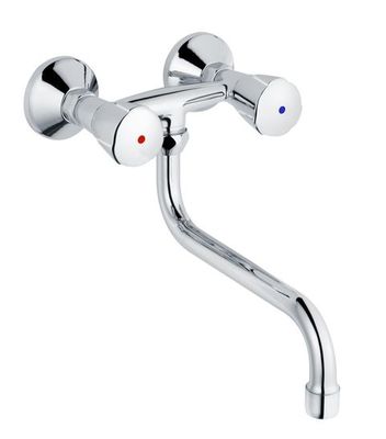 Schulte SH KÜCHENARMATUR CLASSIC-LINE_2 CLASSIC, S-ROHRAUSL. 200 1/2" CHR, Farbe chrom Bild 2