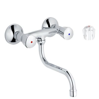 Schulte SH KÜCHENARMATUR CLASSIC-LINE_2 PRINCESS, S-ROHRAUSL. 120,1/2" CHR, Farbe chrom Bild 2