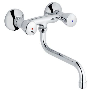 Schulte SH KÜCHENARMATUR CLASSIC-LINE_2 CLASSIC, S-ROHRAUSL. 200,1/2" CHR, Farbe chrom Bild 2