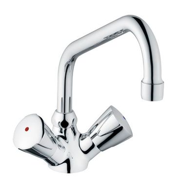 Schulte SH KÜCHENARMATUR CLASSIC-LINE_2 CLASSIC, MIT KH, AUSL: 200, CHR, Farbe chrom Bild 2