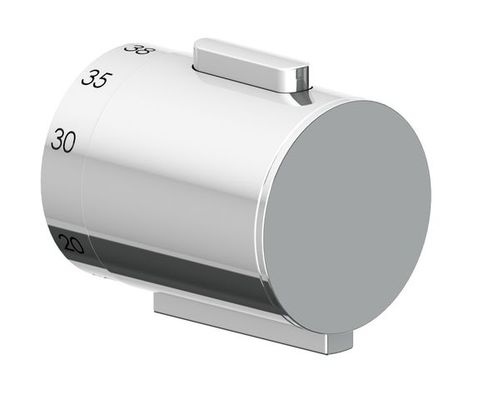 Schulte Thermostat Temperaturwaehlgriff, für AP-Wannen-und Brausethermostat, Farbe silberfarben Bild 2