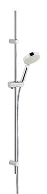 Schulte SH WANDSTANGENSET ASCONA_1, MIT BRAUSEHALTER,600MM, 1/2", CHR, Farbe chrom Bild 2