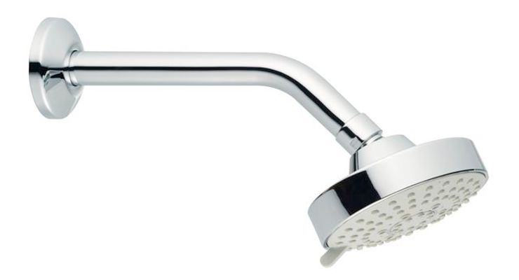 Schulte SH KOPFBRAUSE ASCONA_1, MIT KUGELGELENK, 200MM, 1/2", CHR, 85 x 100 x 240 x 240 mm, Farbe chrom Bild 2