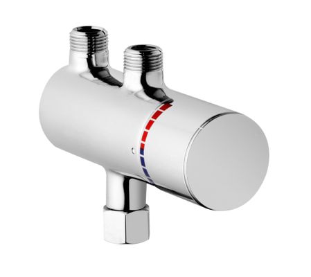 Schulte SH THERMOSTAT-ECKVENTIL ALPHA_300 3/8", Farbe silberfarben Bild 2