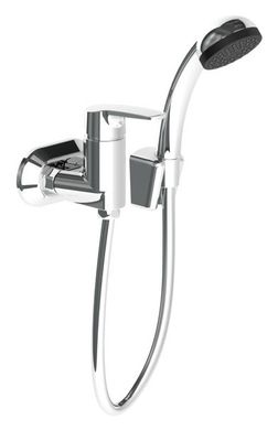 Schulte SH BRAUSEARMATUR EHM ALPHA_350 STICHMAss 45MM, M. BRAUSESET, CHR, Farbe chrom Bild 2