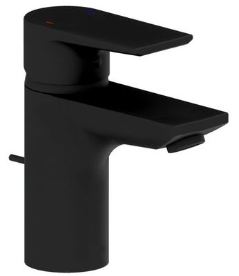 Schulte SH WT ARMATUR EHM ALPHA_400 M. ABLAUFGARN. 105X90 MATT, Farbe schwarz Bild 2