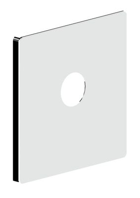 Schulte Rosette, für UP-Wannenmischer, Durchmesser: 180 mm, für Kartusche 44 mm, Farbe chrom Bild 2