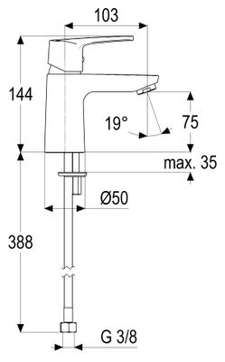 Schulte SH WT EHM ALPHA_300 O. ABLAUFGARN, 103X75 M, Farbe schwarz Bild 4