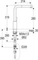Schulte Auslauf, für Küchenarmatur Alpha 300, für herausziehb. Auslauf 59703 Bild 5