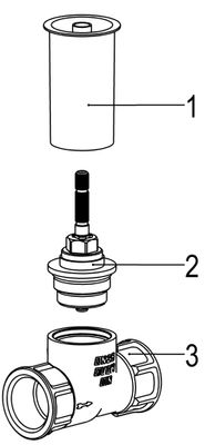 P&M Unterputzteil 1", für Unterputzventil Bild 3