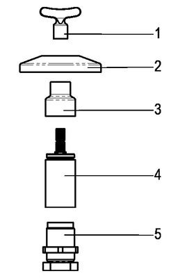 Schulte SH SICHTTEIL CLASSIC-LINE_2, FÜR UPV M. STECKSCHL, MIT VAR. ET, Farbe chrom Bild 3