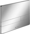 Schell WC-Betätigungsplatte LINEAR, mit Zweimengenspülung, 168 x 255 x 23 mm, Farbe weiß Bild 1