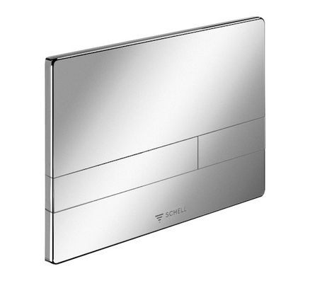 Schell WC-Betätigungsplatte LINEAR, mit Zweimengenspülung, 168 x 255 x 23 mm, Farbe weiß Bild 2