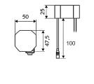 Schell UP-Netzteil, mit Adapterkabel, zur therm.Desinfektion, bis z.2 Magnetventile Bild 2