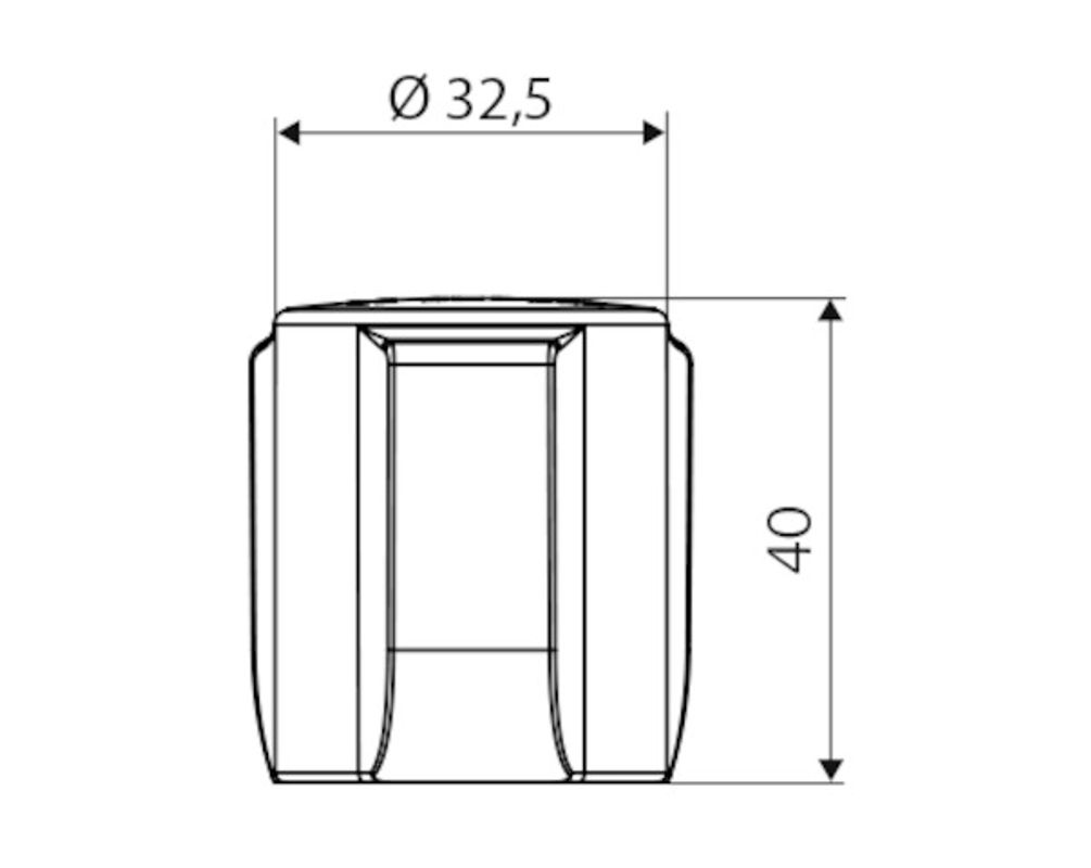 Schell COMFORT-Griff 1/2", Farbe silberfarben Bild 1