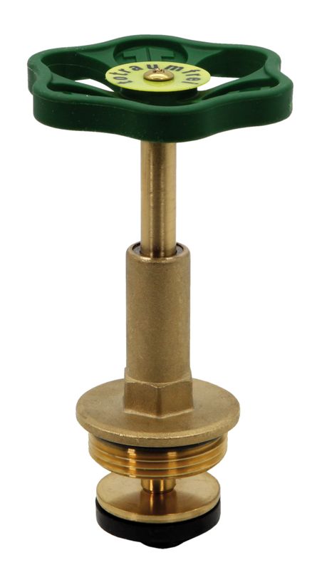 Schloesser Oberteil, mit Handrad 1 1/4", für Freistromventil DIN-DVGW, Material Messing Bild 1