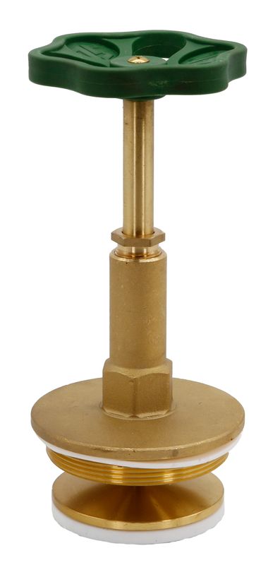 Schloesser Oberteil, mit Handrad 3", für Schraegsitzventile, Material Messing Bild 1