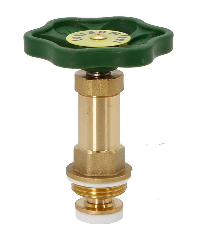 Schloesser Oberteil, mit Handrad 2 1/2", mit nichtsteigender Spindel, Material Messing Bild 1