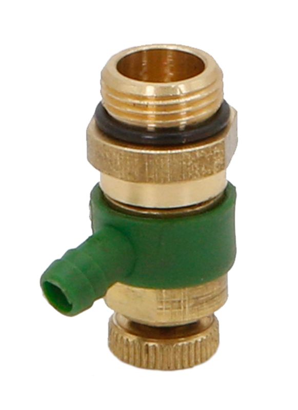Schloesser Entleerungsventil 3/8", Material Messing Bild 1