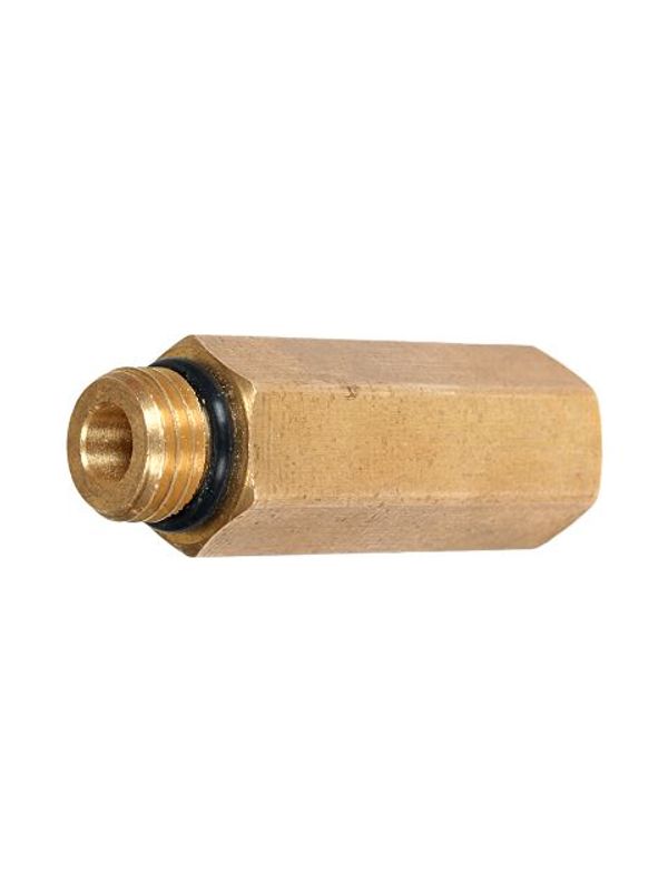 P&M Verlängerung 1/4" aus Messing mit O-Ring, für Entleerungs- und Probenahmeventile, Material Messing Bild 1