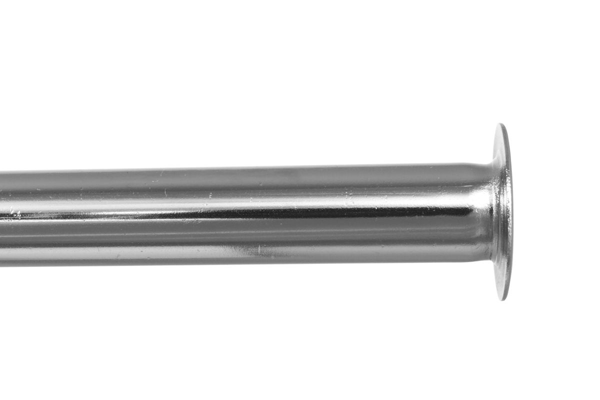 Schloesser Kupferrohr 10 x verchromt, mit Bördel 1/2", 700 mm, Farbe chrom Bild 1