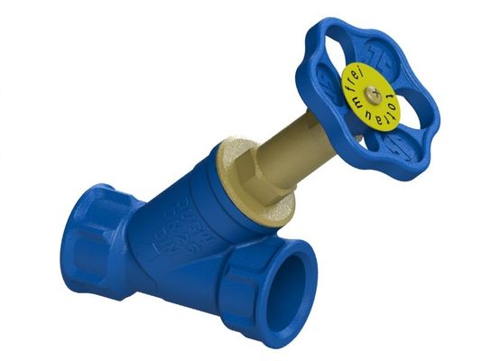 Schloesser JS FREISTROMV.BLUE-TEC, MUFFENAN. O.ENTL, N.ST.SP, 2 1/2", DVGW, DN 65, Farbe blau Bild 2