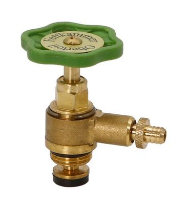 Schloesser JS Oberteil 1/2" mit Entleerung, für Gerads / Marktm. mit steig.Spindel, Mess, DN 15 Bild 2