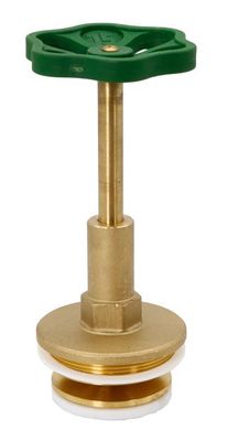 Schloesser Oberteil, mit Handrad 2 1/2", für Schraegsitzventile, Material Messing Bild 2
