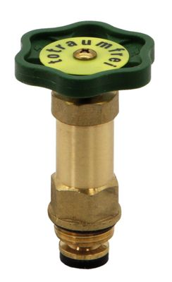 Schloesser Oberteil, mit Handrad 1/2", mit nichtsteigender Spindel, Material Messing Bild 2