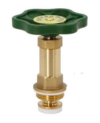Schloesser Oberteil, mit Handrad 2 1/2", mit nichtsteigender Spindel, Material Messing Bild 2