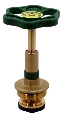 Schloesser Oberteil, mit Handrad 1 1/4", für KFR-Ventil, Material Messing Bild 2