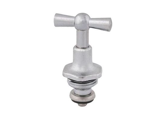 Schloesser Oberteil, mit Knebel 3/4" halbverdeckt, matt-, DN 20, Farbe silberfarben Bild 2
