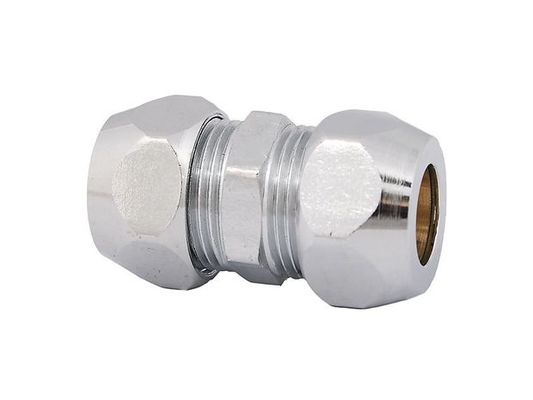 Schloesser JS DOPPEL-QüTSCHVERSCHRAUBUNG RED, DN 10,3/, 8" x 10MMx8MM, VERCHR, 41 mm, Farbe chrom Bild 2