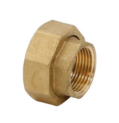 Schloesser Abgangsverschraubung für Abzweig-T-Ventile 1" x 1" für Stahlrohr, Material Messing Bild 2