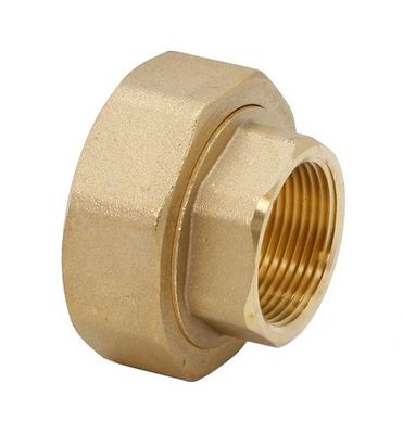 Schloesser Abgangsverschraubung für Abzweig-T-Ventile 1 1/2" x 1 1/4" für Stahlrohr, Material Messing Bild 2
