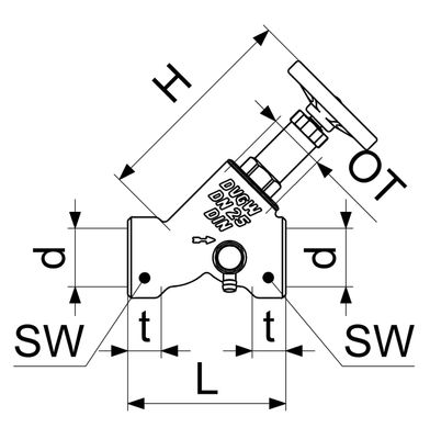 Schloesser JS FREISTROMV, MIT EPDM KEGELD. M.ENTL, N.ST.SP, IG 3", DVGW, DN 80 Bild 4