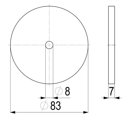Schloesser JS KEGELDICHTUNG F. DURCHGANG-UND SCHRAEGSITZVENTIL, 3", EPDM, DN 80 Bild 3