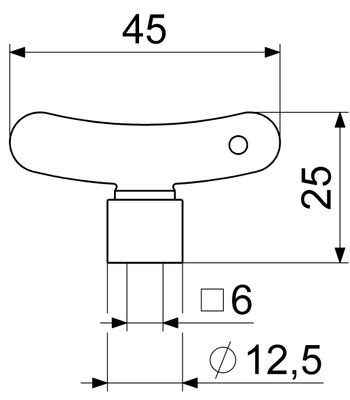 Schloesser Steckschlüssel für Auslaufventil 3/8" - 3/4" Bild 3