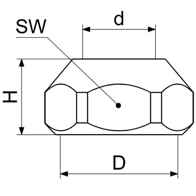 Schloesser Konus-Qütschverschraubung 1/, 2" x 12 mm, Farbe silberfarben Bild 3