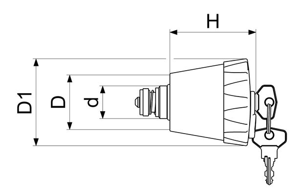 Schloesser Oberteil, für Wasser-Safe 1/2", mit Rückschlagkegel abschliessbar, DN 15 Bild 3