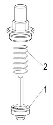 Schloesser Oberteil, zu Rückschlagventil, mit Gewinde- und Lötanschluss 1/2" Bild 3