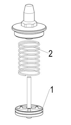Schloesser Oberteil, zu Rückschlagventil, mit Gewinde- und Lötanschluss 2 1/2" Bild 3