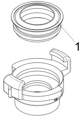 Schloesser Schnellkupplung Gewindestück 1 1/2" IG, Material Messing Bild 3