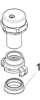 Schloesser JS GARTENSPRITZE, FORM SIRO, MIT SCHNELLKUPPLUNG, 3/4", MS, DN 20 Bild 3