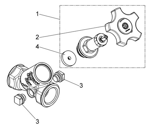 Schloesser Schlösser Freistromventil Rotguss 1/2" IG beiders.Stopfen nichsteigende Spindel, DN 15 Bild 2