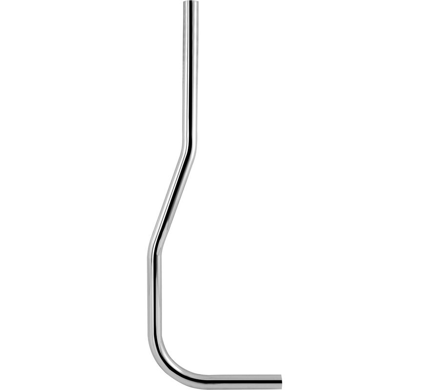 Schmidt Spülrohr für Druckspüler 28 mm verchromt Länge, mit Kröpfung 85 mm, 700 x 200 mm, Farbe chrom Bild 1