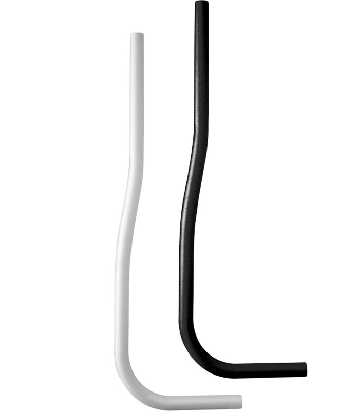 Schmidt Spülrohr für Druckspüler 28 mm weiss Länge, mit Kröpfung 45 mm, 700 x 250 mm, Farbe weiß Bild 1