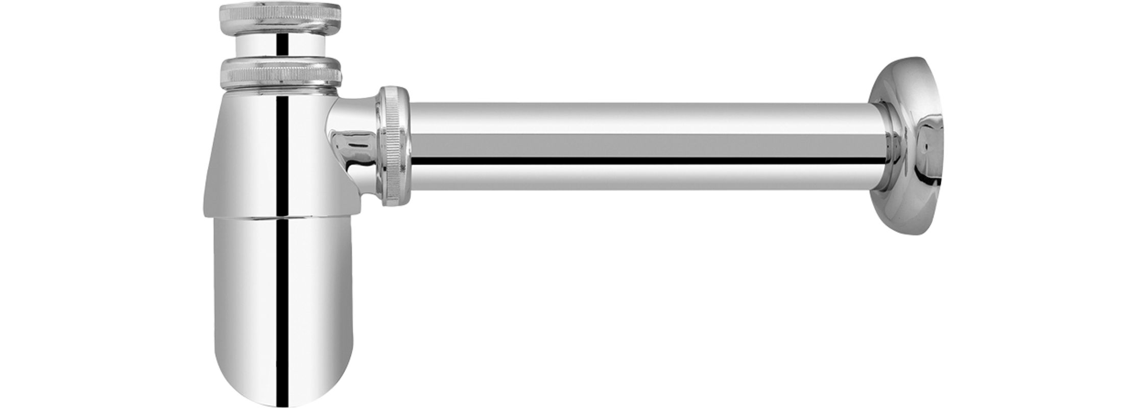 P&M Tassensifon, für Waschtisch 1 1/4" x 32 mm, Tasse 50 mm, Farbe chrom Bild 1